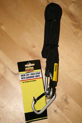 89cm maxi strap with carabiner loops