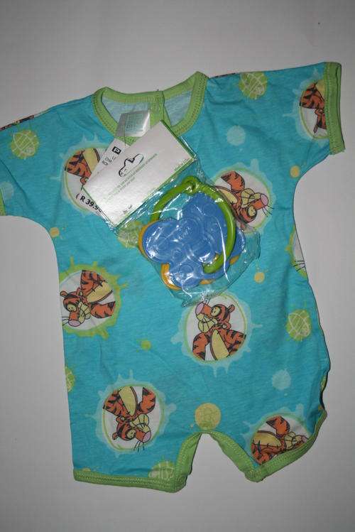 Licenced Babygrow + Free Rattle!