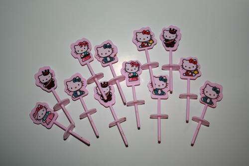 Hello Kitty Cake Decorations x 12