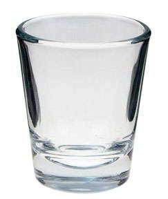 Clear Shot Glasses x 12