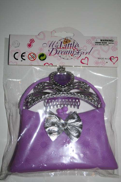 My Little Dream Girl Tiara and Bag Set