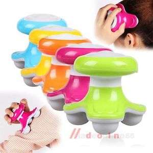 Mini Wave Vibrating Massager USB/Battery Full Body Massage-Green