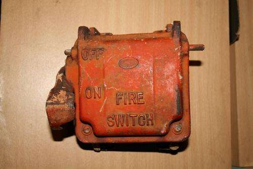 Retro vintage industrial Fire Switch