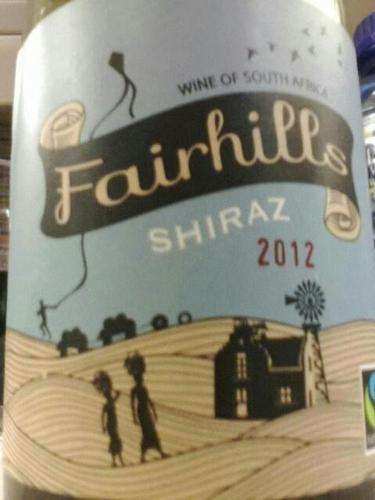 Fairhills Shiraz 187ml  2012 (Unlabeled) (24 available)