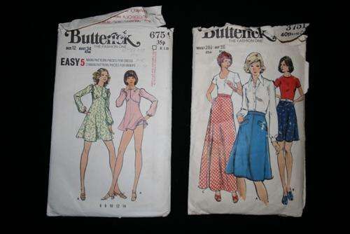Butterick Patterns X 2