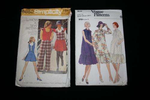 Simplicity/Vogue Patterns X 2 (Size 12)