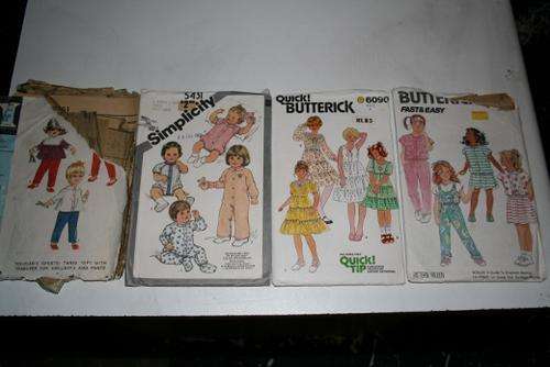 Different Toddler/Kids Patterns X 4