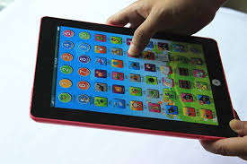 Interactive Kids Learning Computer Tablet, Touch Type & Designed Like An Ipad
