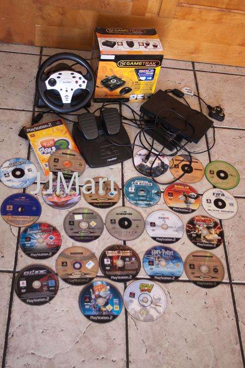 Big Lot Sony PS2 Console + Games!!!!!