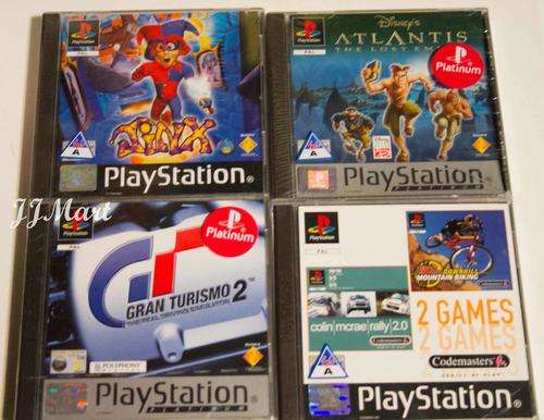 4 x PlayStation 1 Games (3 Still sealed)
