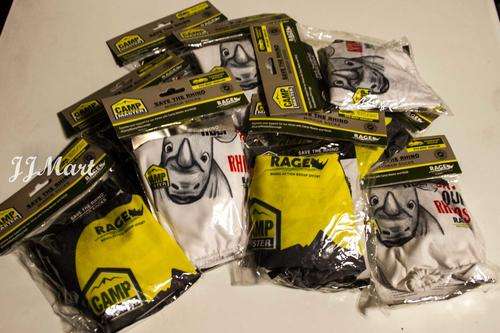 20 x Save the Rhino Mirror Socks (10 pairs)