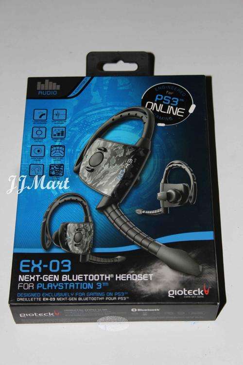 Gioteck EX03 Bluetooth Headset for PS3