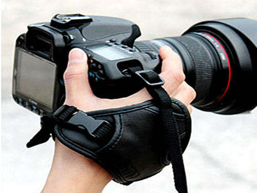 Leather SLR Camera Wrist Strap Belt