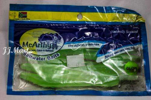 McARTHY SALTWATER BAITS 5" JERK MINNOW DEEP GLOW QTY:8