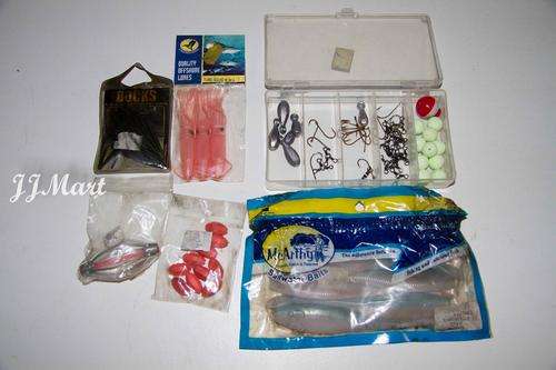 Lures, bait, floaters, etc