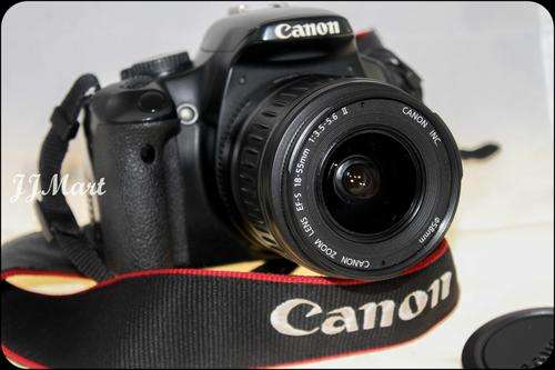 Canon 450D Camera Body + battery, strap, memory card and lens