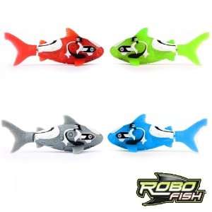 ROBO FISH Shark Style Blue Electronic Fish Toy