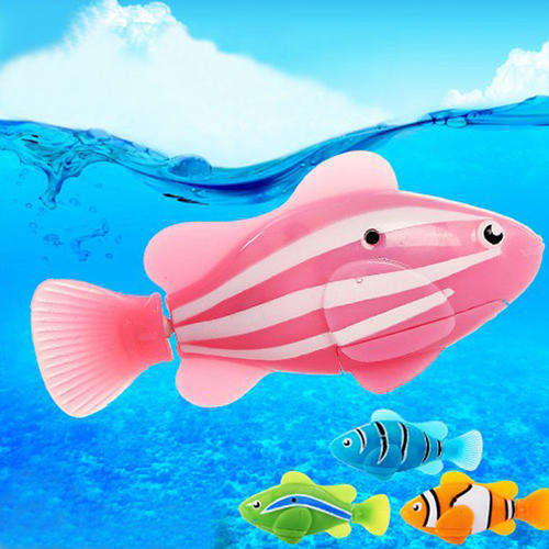 ROBO FISH Clown Style Pink Electronic Fish Toy