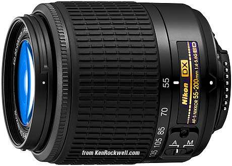 Nikon AF-S DX Zoom Nikkor 55-200mm f/4-5.6 G ED Telephoto Zoom Lens- NEW IN BOX