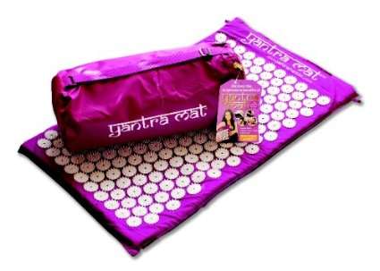 Yantra Mat Acupressure Mat with Carry Bag - Purple - First time on BOB