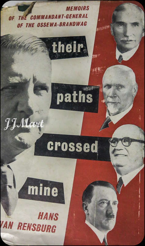 Their Paths Crossed Mine. Van Rensburg, Hans. - Very Rare | Hardcover