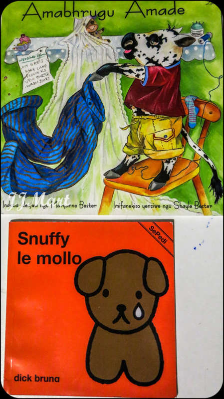 2 x Children's books (Sepedi & Zulu)