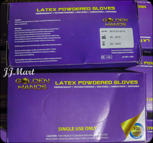 Latex Gloves x 100 (2 boxes available) Size X-Large