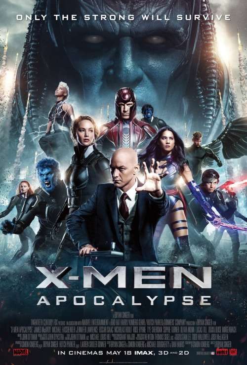 X Men Apocalypse  Movie Poster x 4
