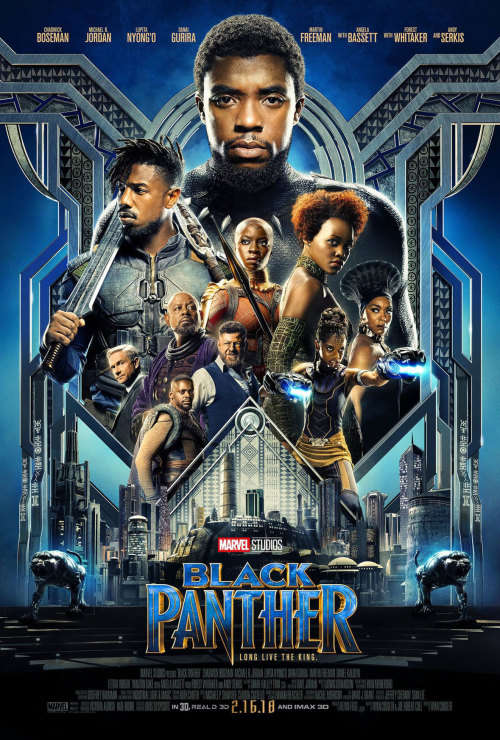 4 x Black Panther Movie Poster