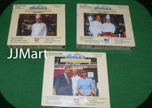 3 x Culinary CD Box: Dutch, Hungarian and Chinese Cantonese Cuisine (5 sets available)