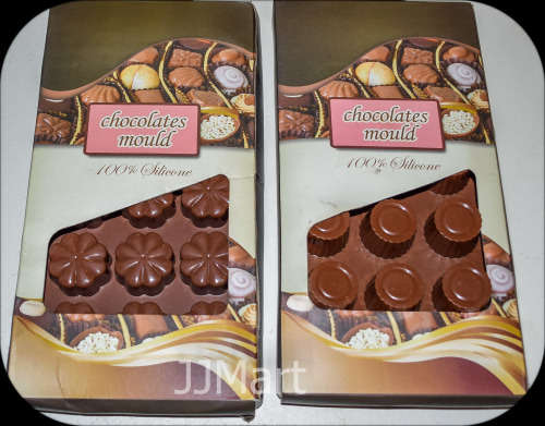 2 x Silicone Chocolate Moulds
