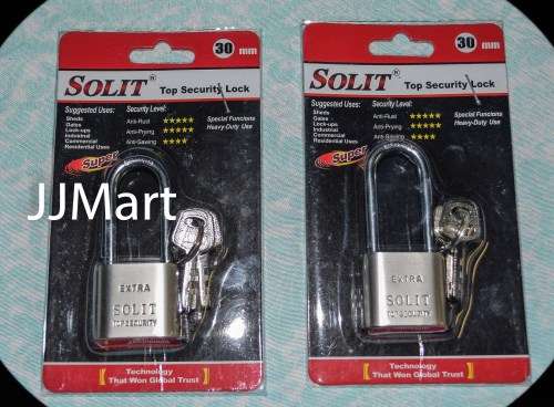2 x Home Office Lock Metal Security Padlock with 4 Keys Size: 30mm  (2 for 1 bid)