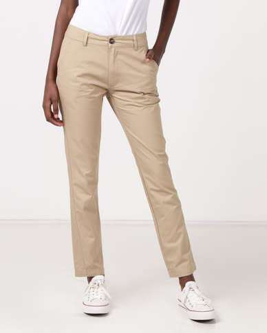 HI-TEC BANDIT BERMUDA LADIES ROLL UP CHINO KHAKI -  Size M