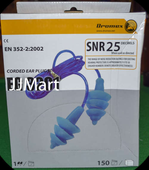 Dromex Re-usable Corded Earplugs x 50