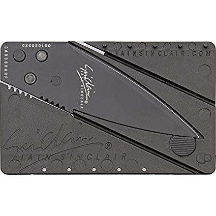 Sinclair Card Folding Pocket Razor Sharp Knife Safety Security Protection