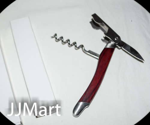 4 x Premium Corkscrew Wine Bottle Opener Cutter Stainless Steel