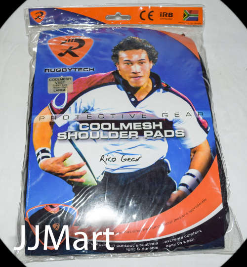 Rugbytech Shoulder Pads Size Large (4 Available)