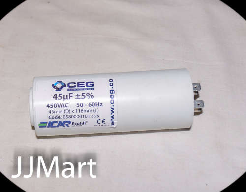 ICAR ECOFILL 45uF 450VAC 5%  Capacitor