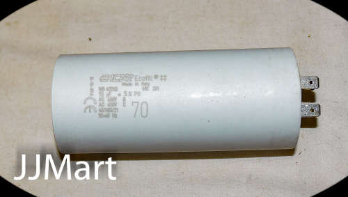1 x ICAR ECOFILL 70uF 450VAC 5% Motor Run Capacitor