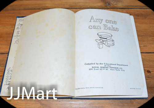 Any One Can Bake Hardcover  1 Jan. 1929