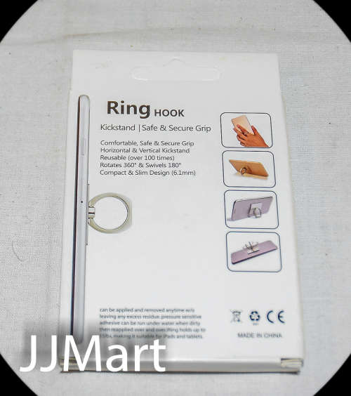 2 x Phone Ring Silver