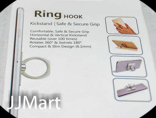 2 x Phone Ring Silver
