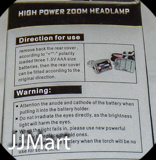 Zoom Headlamp