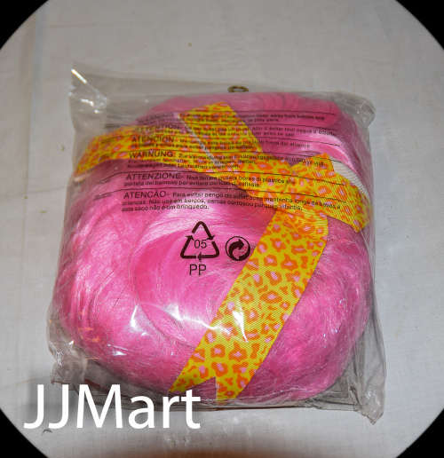 Deluxe Party Wig - Pink with ribbon