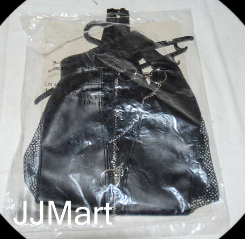 Sexy Adult Leatherette Fishnet Suit