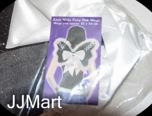 Adult White Fairy Club Wings