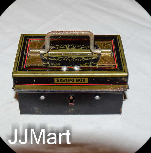 Vintage Metal Savings Box