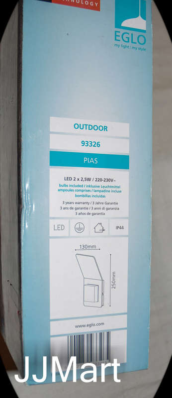 Eglo LED Outdoor Light (2 Available)