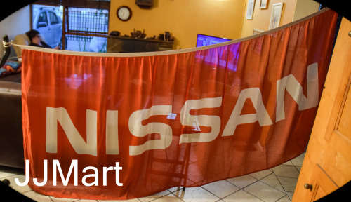 Huge Nissan Flag