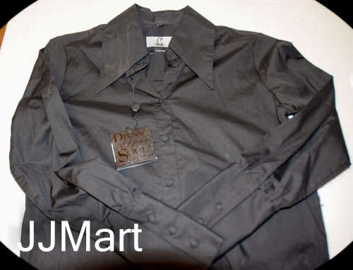 Carducci C Squared Women`s Evening Shirt Size 32 (Black)
